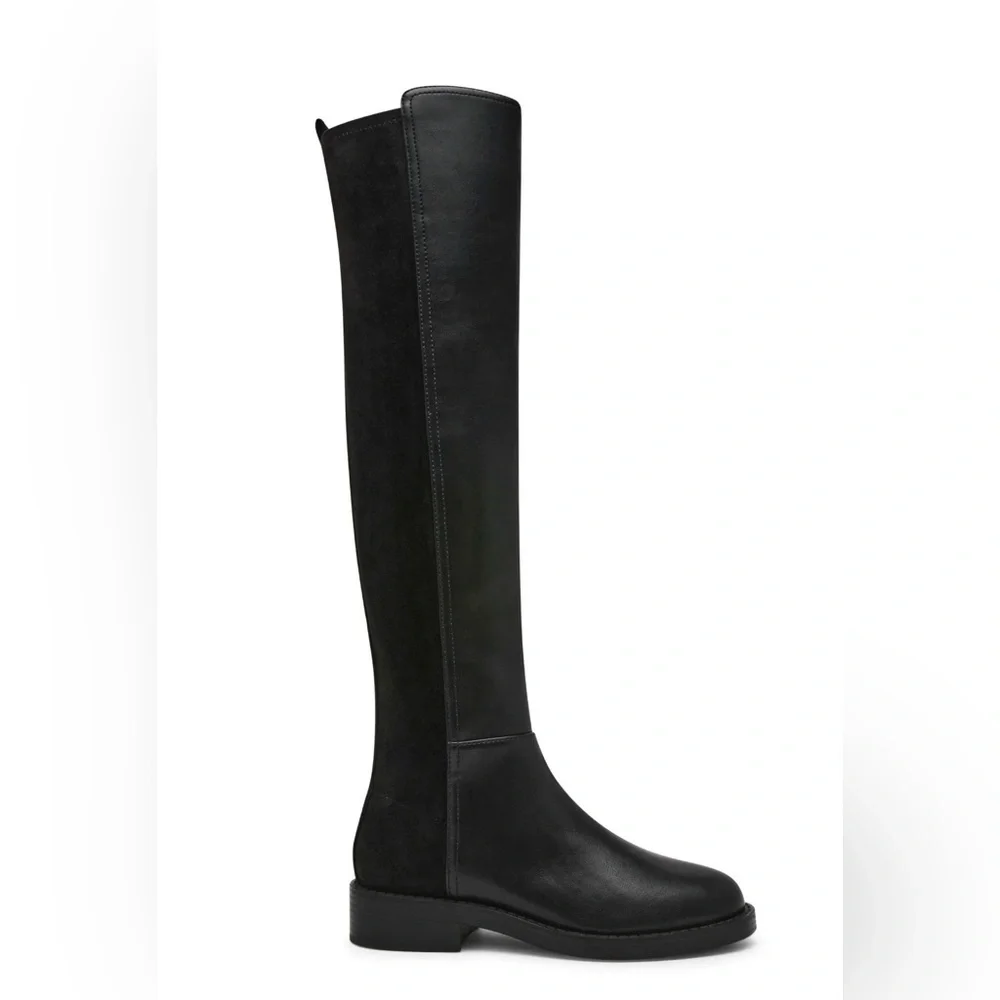 DV Dolce Vita Panna Knee-High Boots Black Wide Calf 6.5 NWT - Picture 7 of 10
